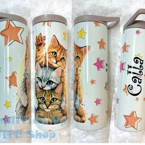 Pastel Tall 600ml Insulated Personalised Tumbler With Lid and