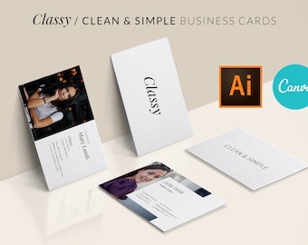 ARIYAH Classy / Clean & Simple Business Card Design Template