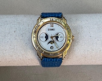 1990&#39;s Gitano Quartz Sun Moon Phase Watch