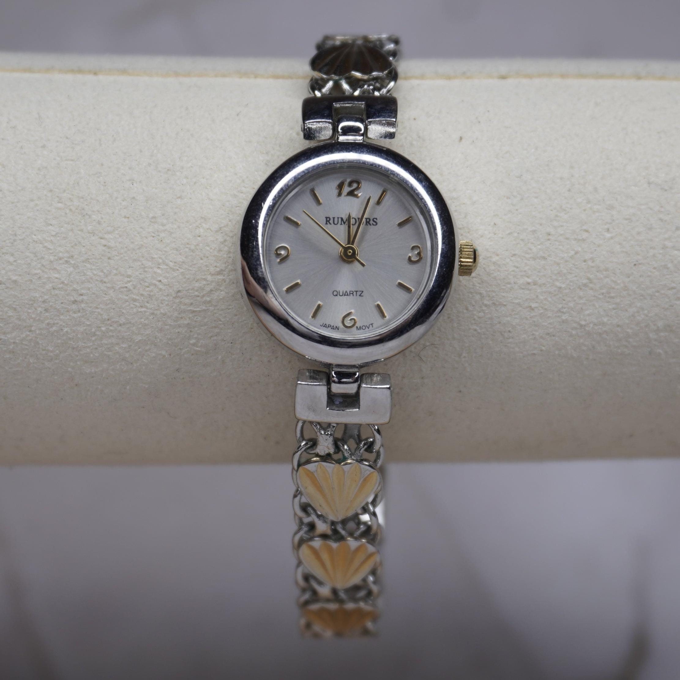 Dainty Silver and Black Oval Dial Rumours Watch Ladies Rumours Watch - Etsy main image 2