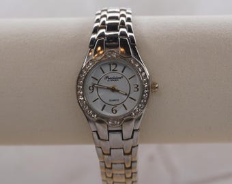 Gruen Precision Vintage Crystal Silver Tone Wristwatch