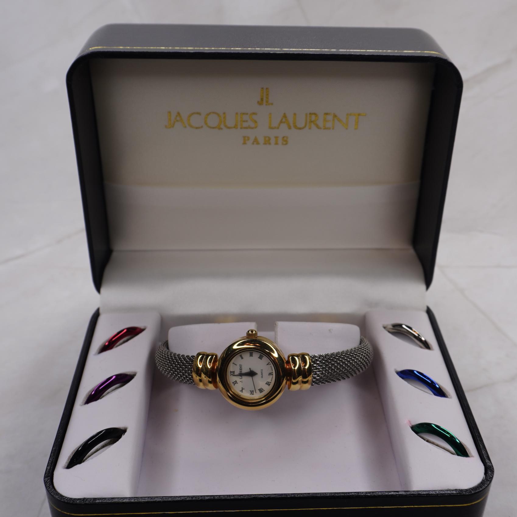 Vintage Jacques Laurent Paris Watch Set | Gold Tone With