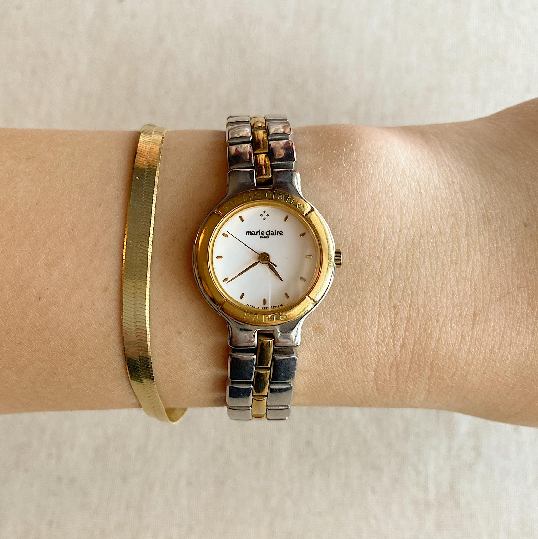 Darling Vintage Marie Claire Paris Two Tone Watch Darling Vintage Marie Claire Paris Two Tone Watch - Etsy main image 3
