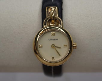 90's Vibe, Choker Style Genuine Leather Watch