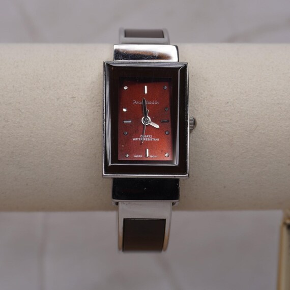 Paul Jardin cuff watch Paul Jardin Wristwatch Silver Tone Cuff Band Rectangular  main image 4