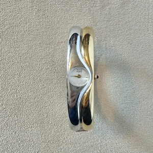 Sleek and Elegant Dual Tone Anne Klein Dainty Bangle