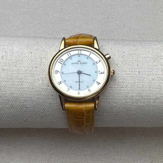 Y2K Snake Skin, Mustard Anne Klein Pearlized Leather - Etsy  display picture 1