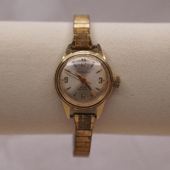 Caravelle Lady Quartz gold tone water resistant Caravelle b y Bulova Women main image 2
