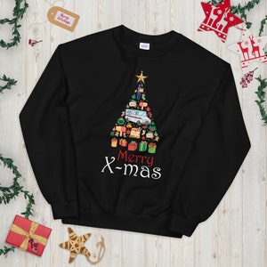 Postman Merry Xmas Holiday Delivery Christmas Sweatshirt