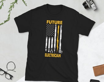 Elektriker Us Flag Tools für Zukünftige Elektriker T-Shirt