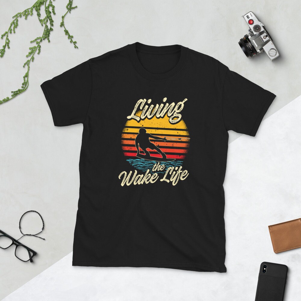 Living The Wake Life I Wakeboarder Shirt