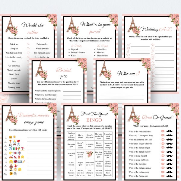 French Bridal Shower - Etsy