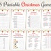 8 Printable Christmas Games Printable Xmas Game Pack Holiday - Etsy