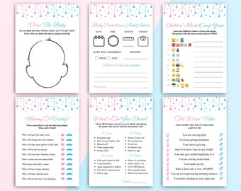 12 Druckbare Spiele wie Twinkle Twinkle Little Star Pink und Blau, DOWNLOAD