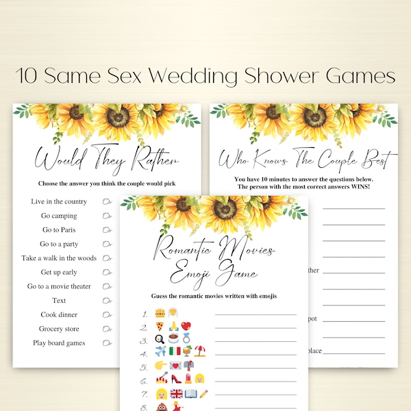 Gay Wedding Shower Games - Etsy