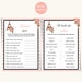 Printable Paris Bridal Shower Games, Parisian Bridal Shower Game Bundle for A French Bridal ...