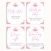 16 Printable Tutu Baby Shower Table Signs 8x10 Baby Shower Sign Bundle ...