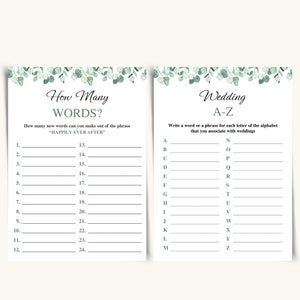 10 Printable Same Sex Wedding Shower Games | Same Sex Shower Game ...