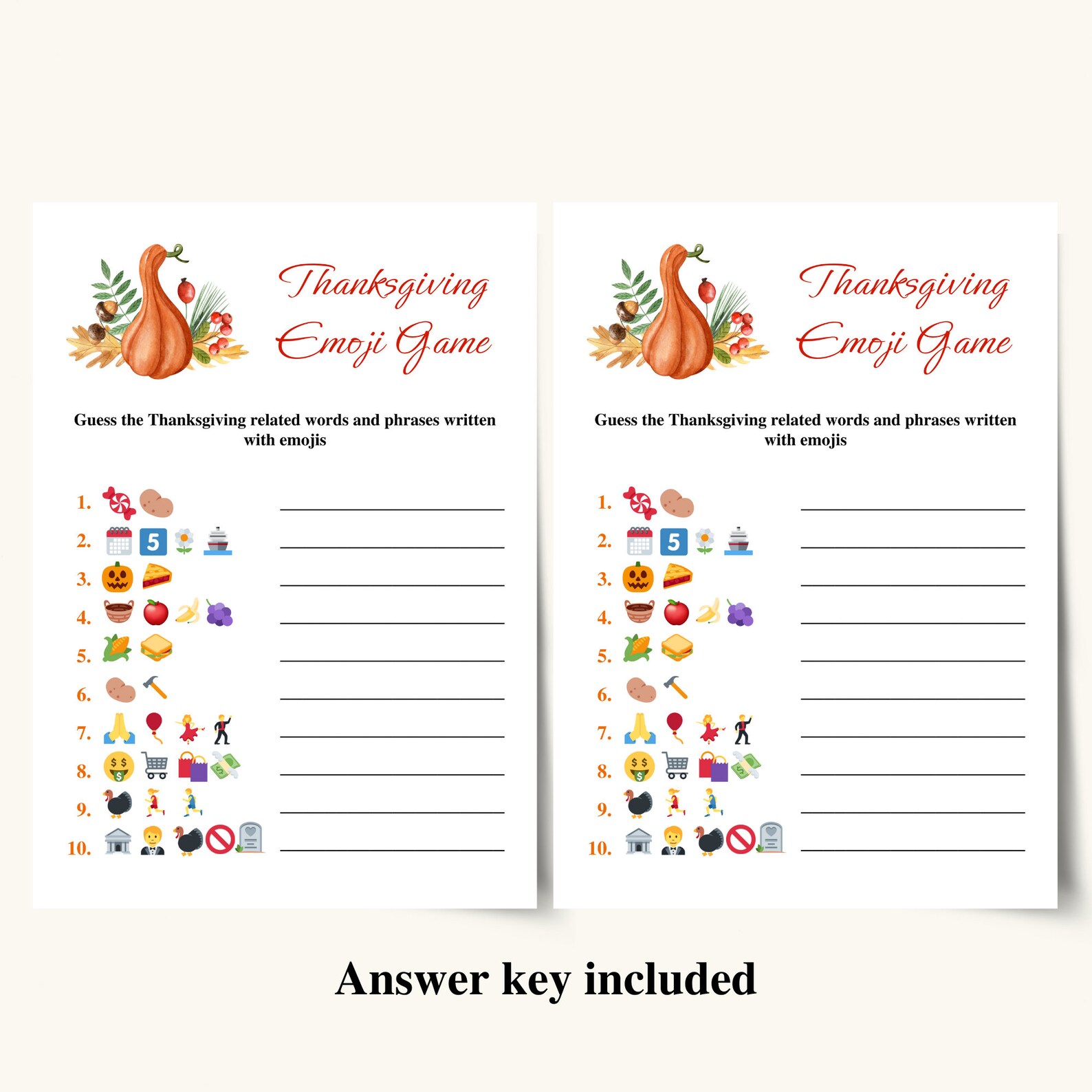 Printable Thanksgiving Emoji Game Thanksgiving Dinner Game Il 1588xN.4083383454 Mum5