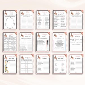 30 Printable Paris Baby Shower Games, Parisian Baby Shower Games, Eiffel Tower Baby Shower Games, France Baby Shower Games, DOWNLOAD image 6