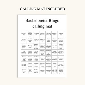 50 Druckbare Bachelorette Bingo Karten: SAUBER Junggesellinnenparty Spiele, US Letter & A4 DOWNLOAD Bild 5