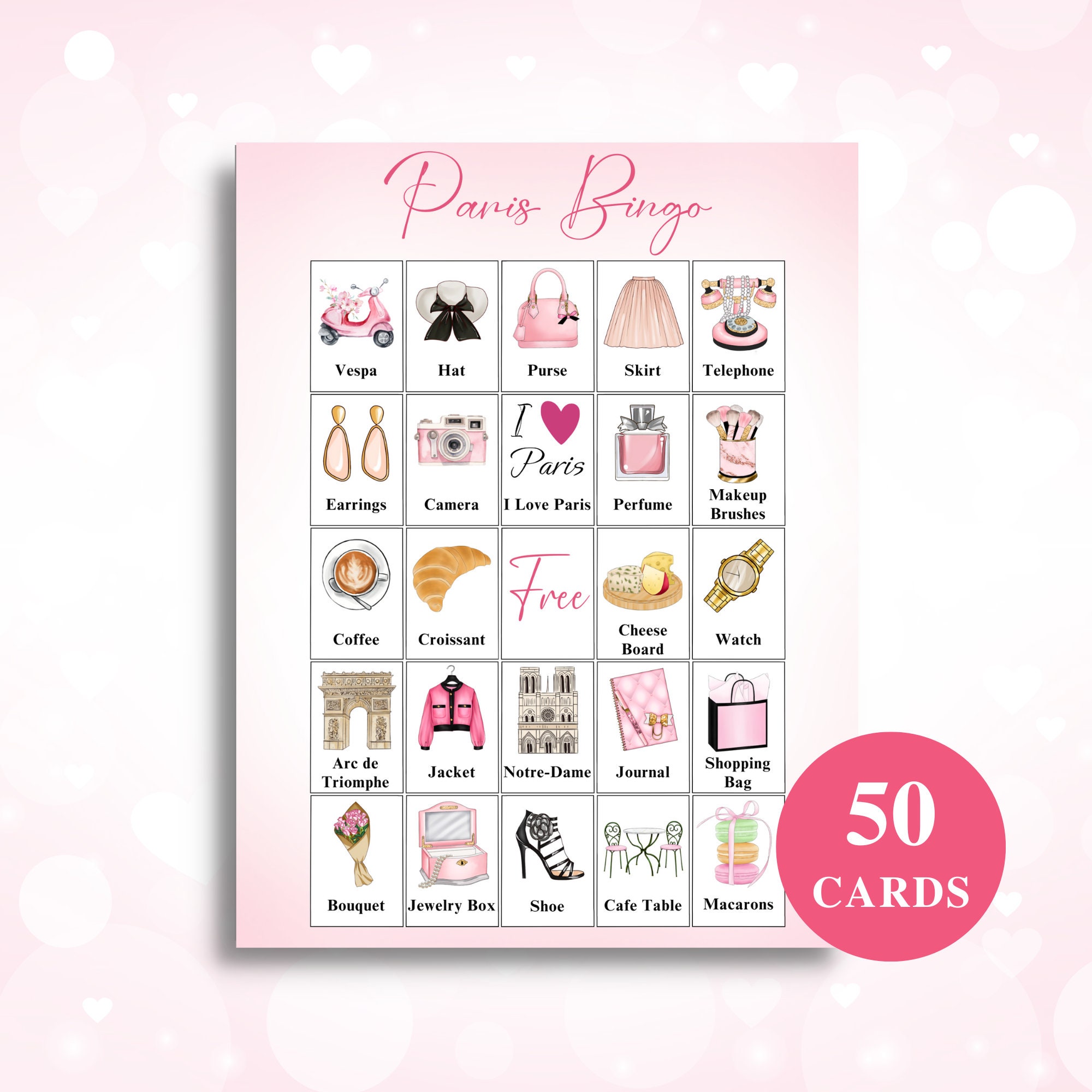 50-printable-paris-bingo-cards-paris-themed-bingo-cards-for-a-birthday-party-bridal-shower-or-bachelorette-party-download-etsy