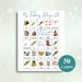 50 Printable Fishing Bingo Cards Fishing Themed Picture Bingo Fishing ...