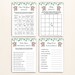 14 Printable Twin Baby Shower Games Twin Boy and Girl Baby Shower Game ...