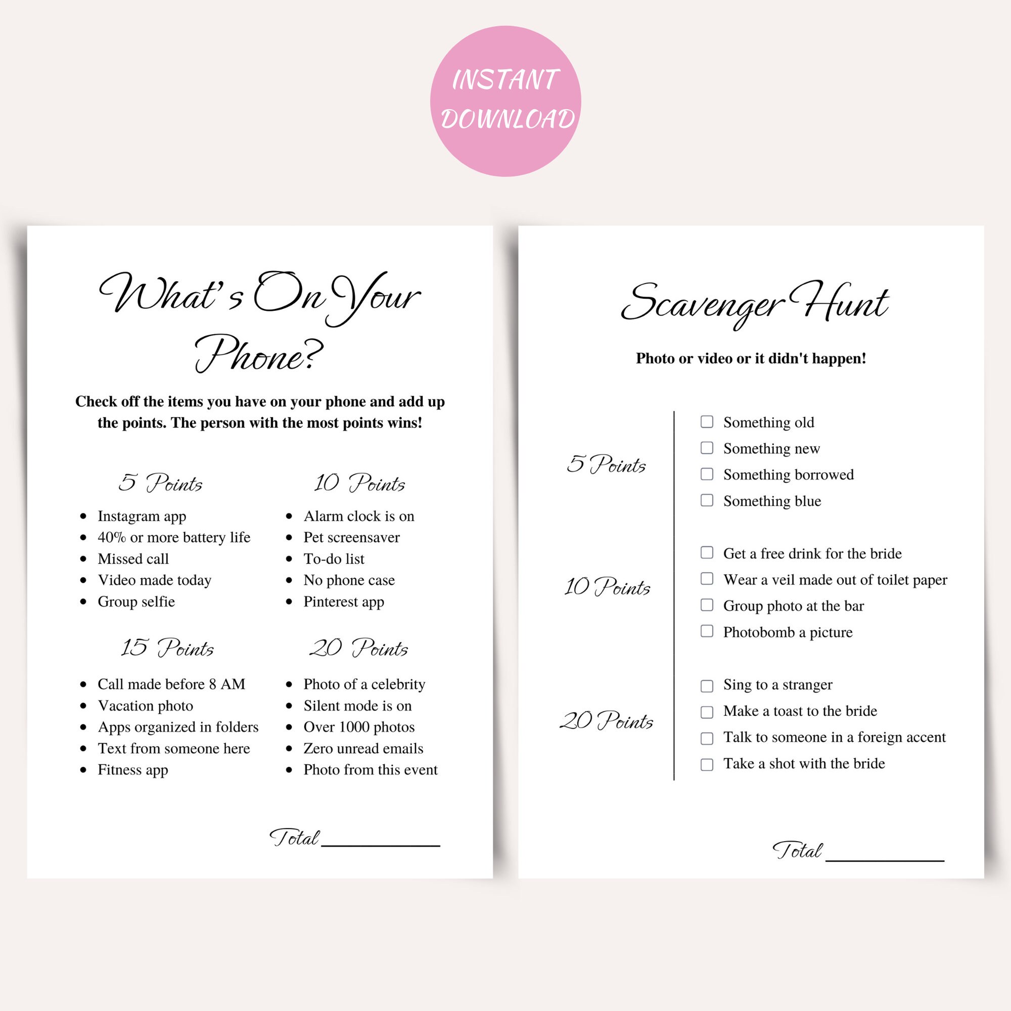 8 Clean Bachelorette Party Games Printable Bachelorette Game - Etsy