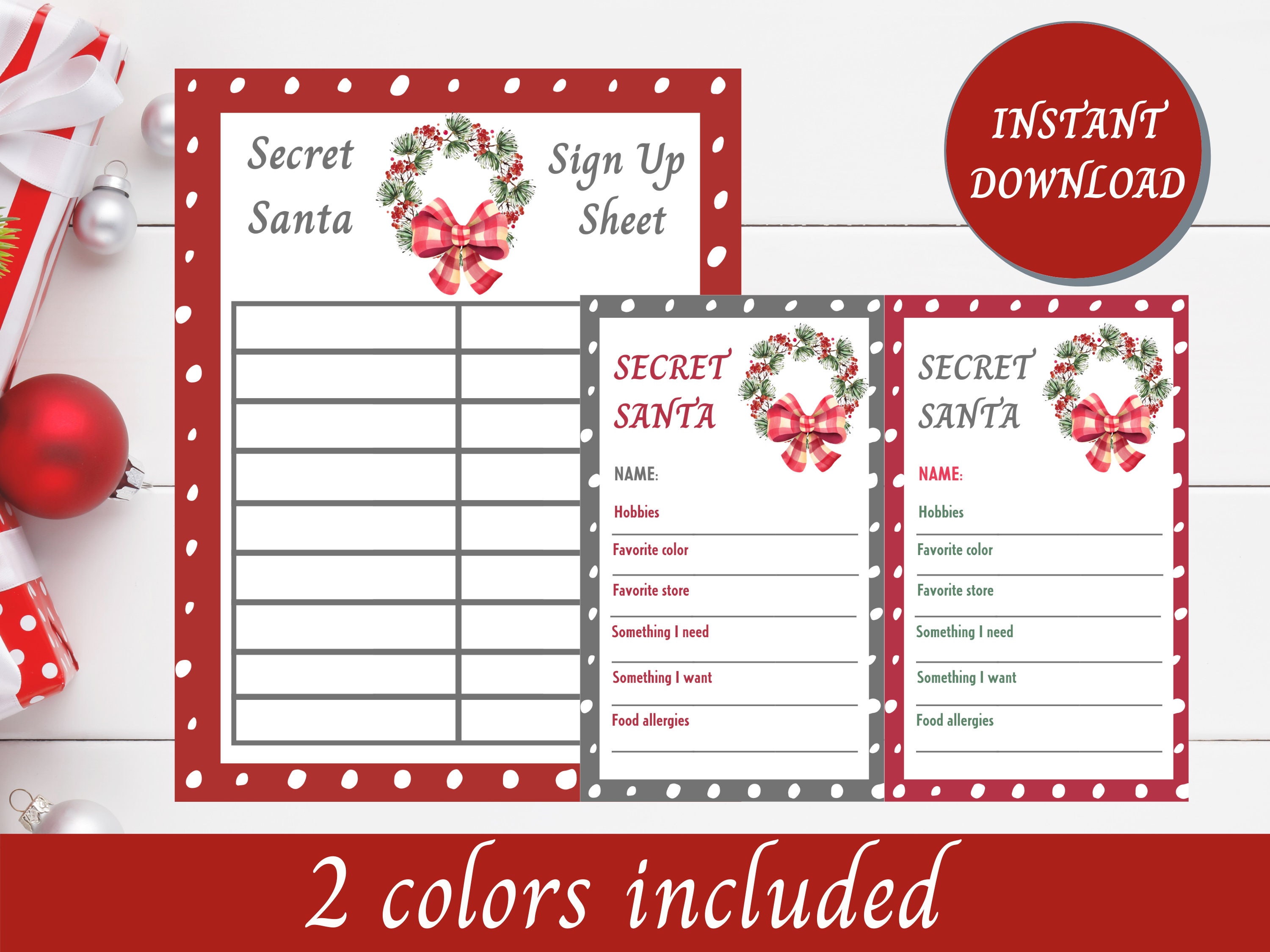 secret-santa-printable-sign-up-sheet-christmas-gift-exchange-etsy