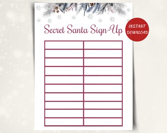 Secret Santa Party | Etsy