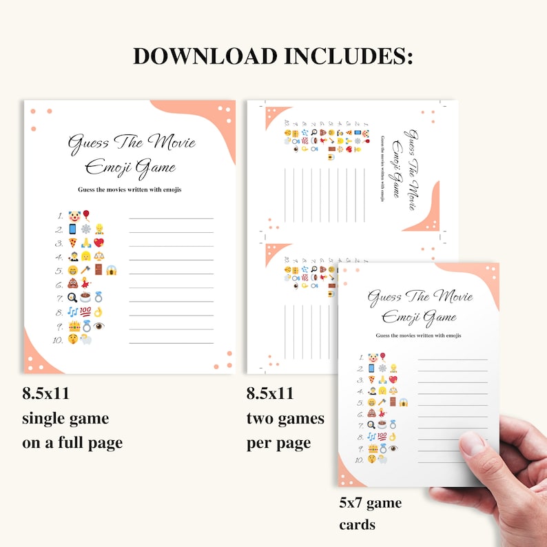 8 Printable House Party Games Fun Cocktail Party Games for Adults