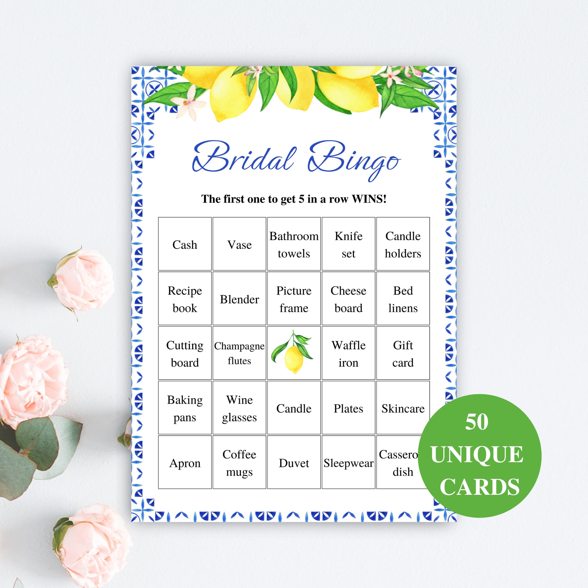 Bridal Shower Bingo Free Printable verloop io Bridal Shower Bingo Free Printable verloop io