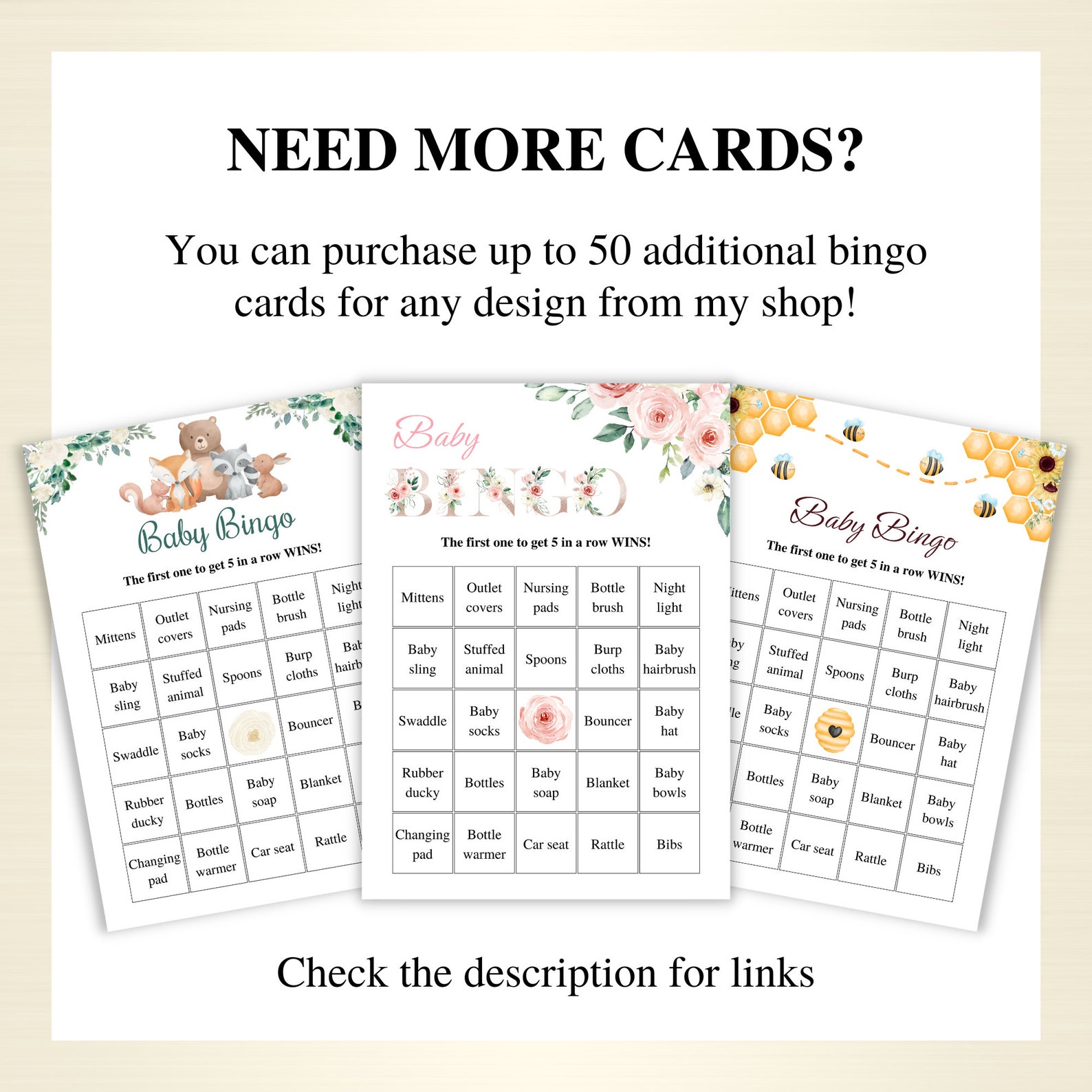 30 Printable Pumpkin Baby Shower Bingo Cards 5x7 Prefilled Little ...