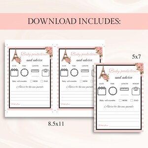 30 Printable Paris Baby Shower Games, Parisian Baby Shower Games, Eiffel Tower Baby Shower Games, France Baby Shower Games, DOWNLOAD image 4