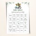 30 Printable Dragon Baby Shower Bingo Cards 5x7'' Prefilled Baby Bingo ...