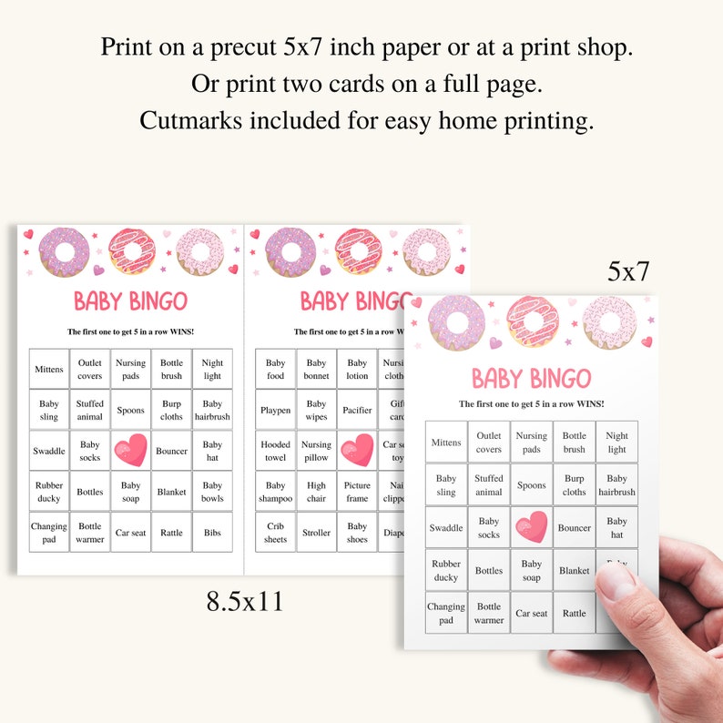 40 Printable Donut Baby Shower Bingo Cards Pink Doughnut Etsy Denmark 40 Printable Donut Baby Shower Bingo Cards Pink Doughnut Etsy Denmark