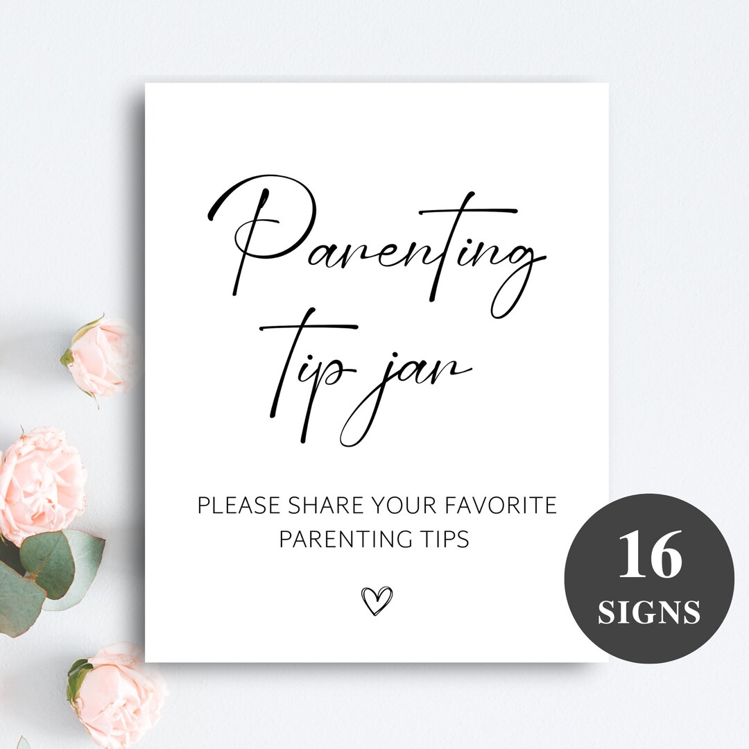 16 Printable Black and White Baby Shower Table Signs 8x10 Baby Shower ...