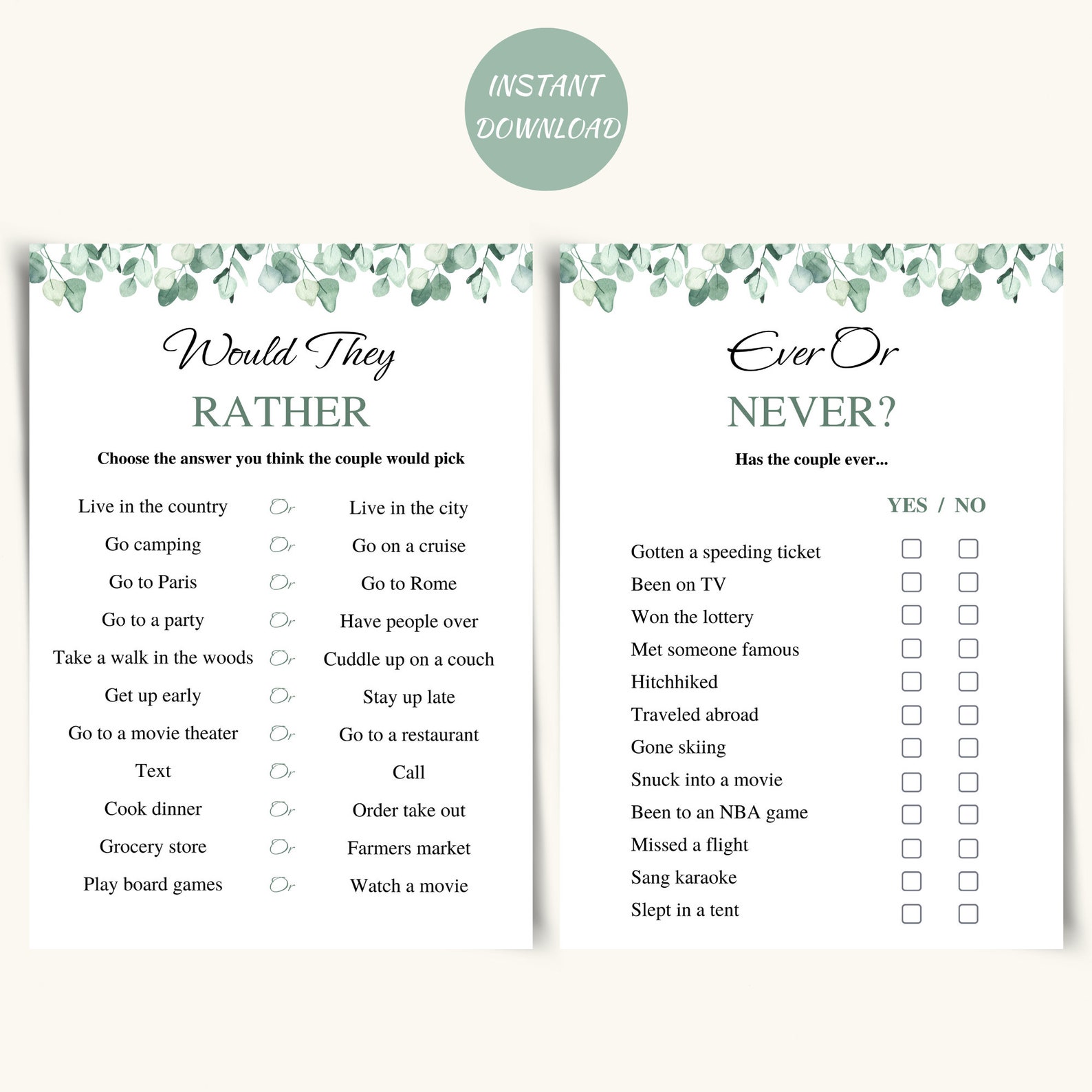 10 Printable Anniversary Games Wedding Anniversary Games Anniversary ...