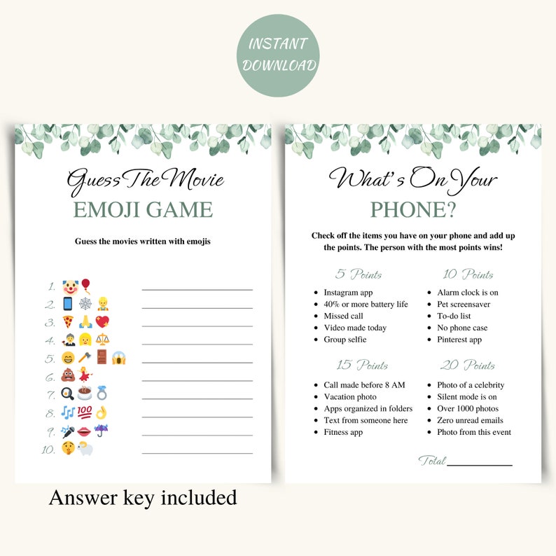 8 Printable Dinner Party Games Dinner Table Party Games - Etsy