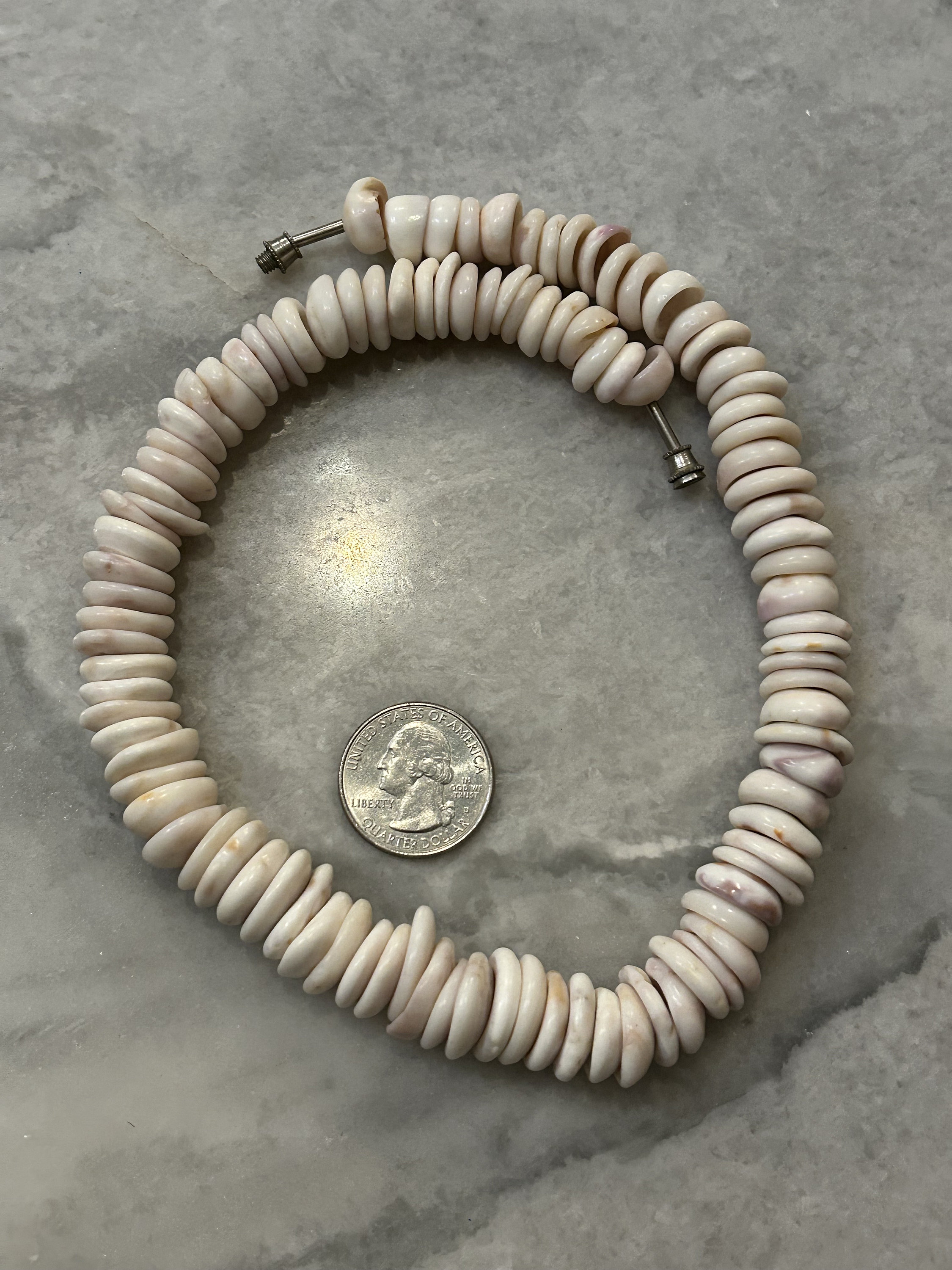 Vintage Puka Shell Necklace 18” Long | eBay