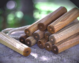 Octagonal Ash Wood Tool Handle | Universal Replacement for Carving Knives, Chisels (Linseed Oil Finish)