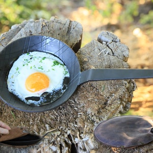 Small Cast Iron Skillet For Eggs Steak Camping Frying Pan 6 Inch