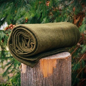 manta pesada de lana para fogatas