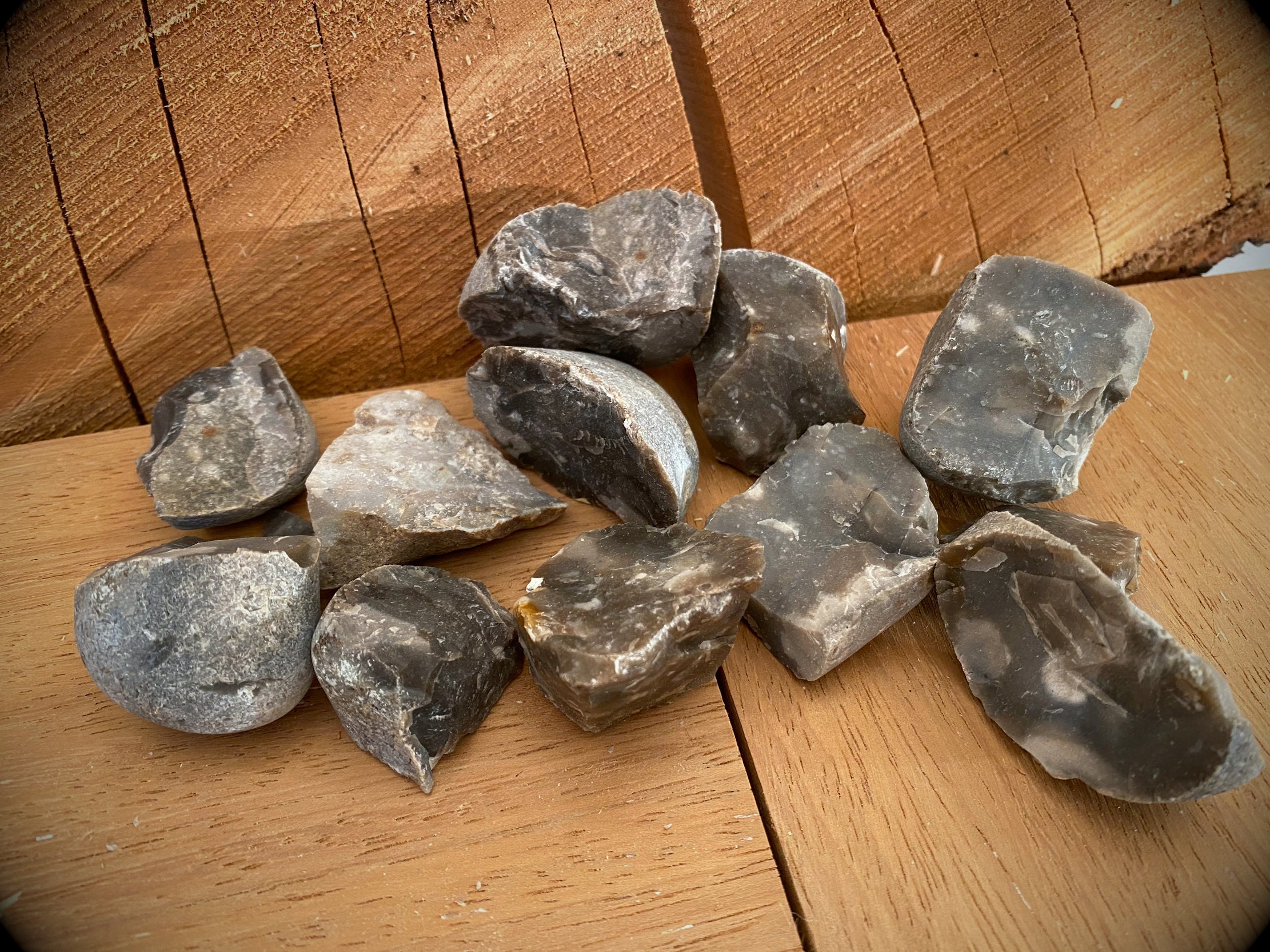 Flint Knapping Rocks for sale Only 3 left at 70