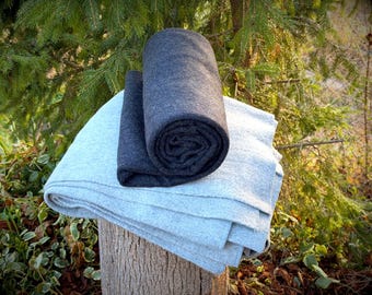100% Wool Bushcraft Blanket – Spark Resistant, Warm Campfire Companion (175x150cm)