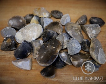 Baltic Sea flint stones - make sparks/ignite a fire! - for bushcraft adventures, Viking/medieval events