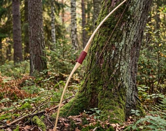 Handmade Ishi Longbow: 68" Traditional Wood Archery Bow, Ambidextrous Hunting Gear