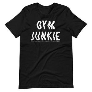 GYM JUNKIE Athletic Fit Gym T-shirt ENFORCE Fitness