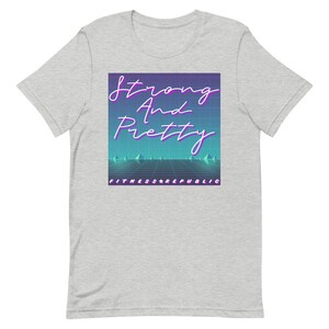 STRONG And Preety Athletic Fit Gym T-Shirt Fitness Republic